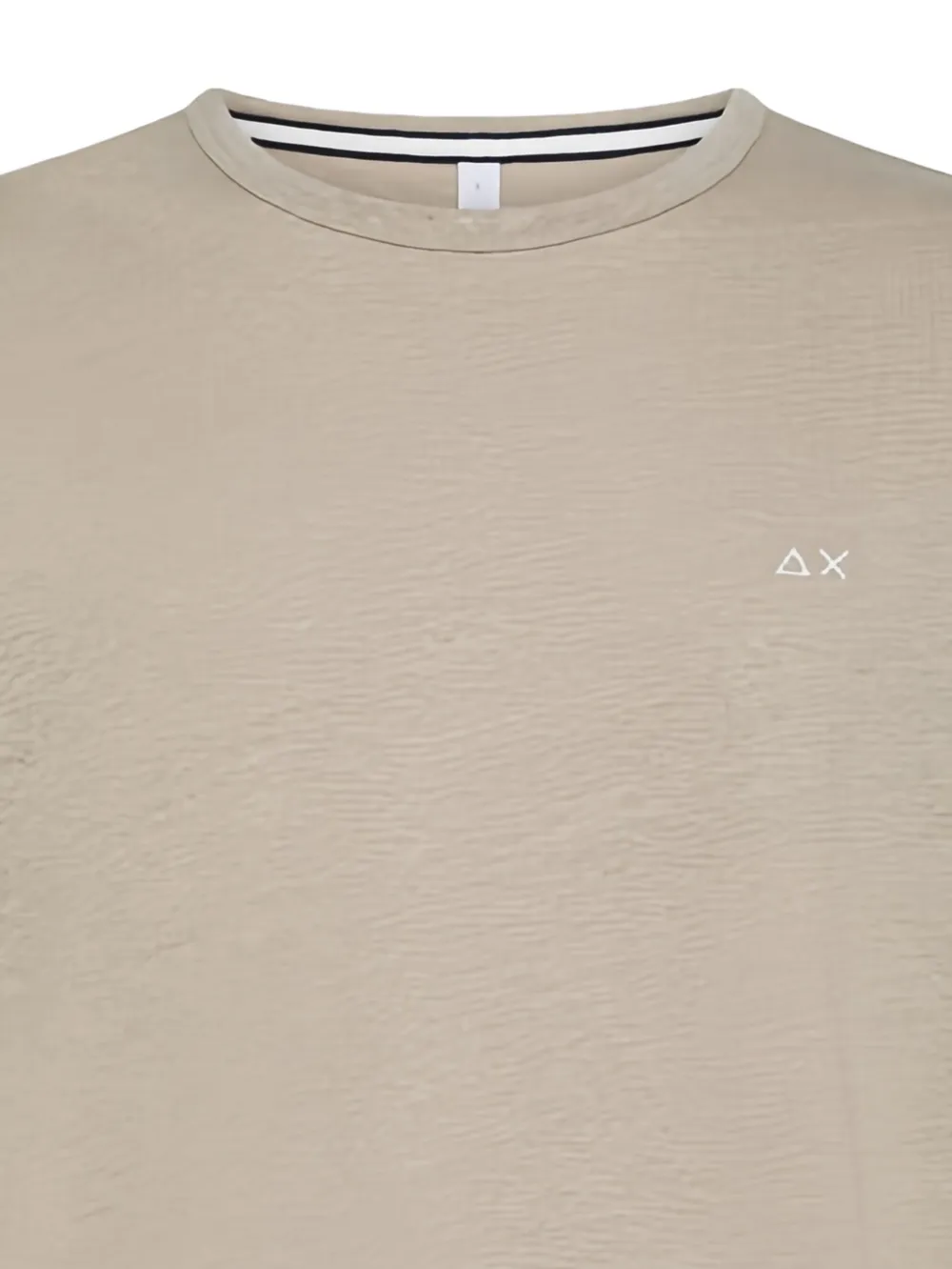 Sun68 logo-embroidered T-shirt - Beige