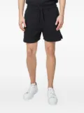 DISCLAIMER drawstring-fastening shorts - Black