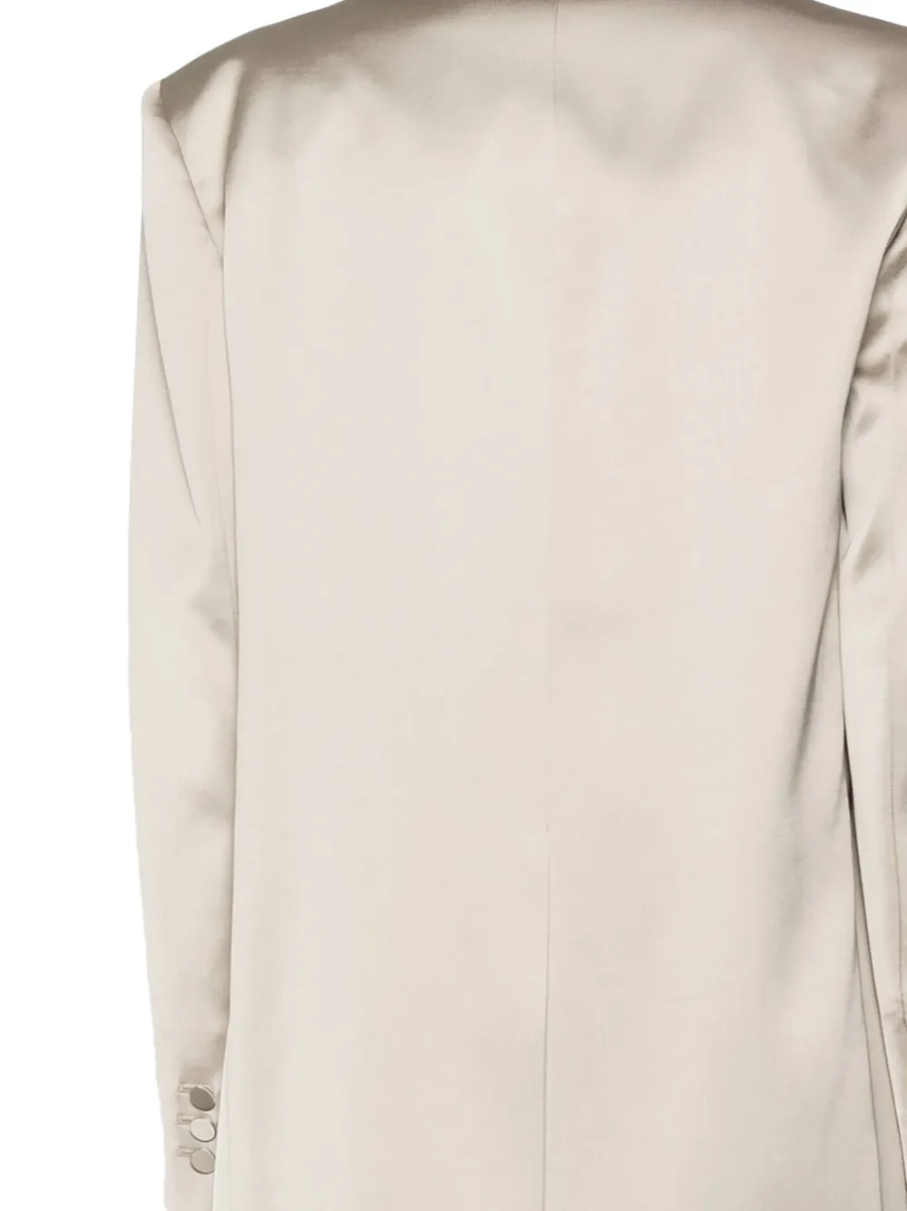 The Andamane Notched-lapel Single-breasted Blazer In Neutral