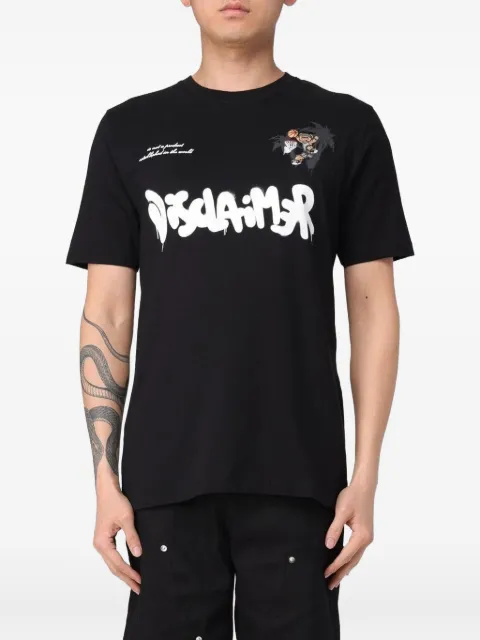 DISCLAIMER logo-print T-shirt