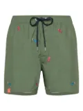 Sun68 octopus-embroidered swim shorts - Green