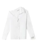 HINNOMINATE asymmetrical-collar shirt - White