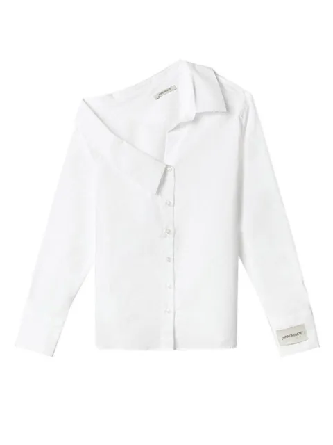 HINNOMINATE asymmetrical-collar shirt