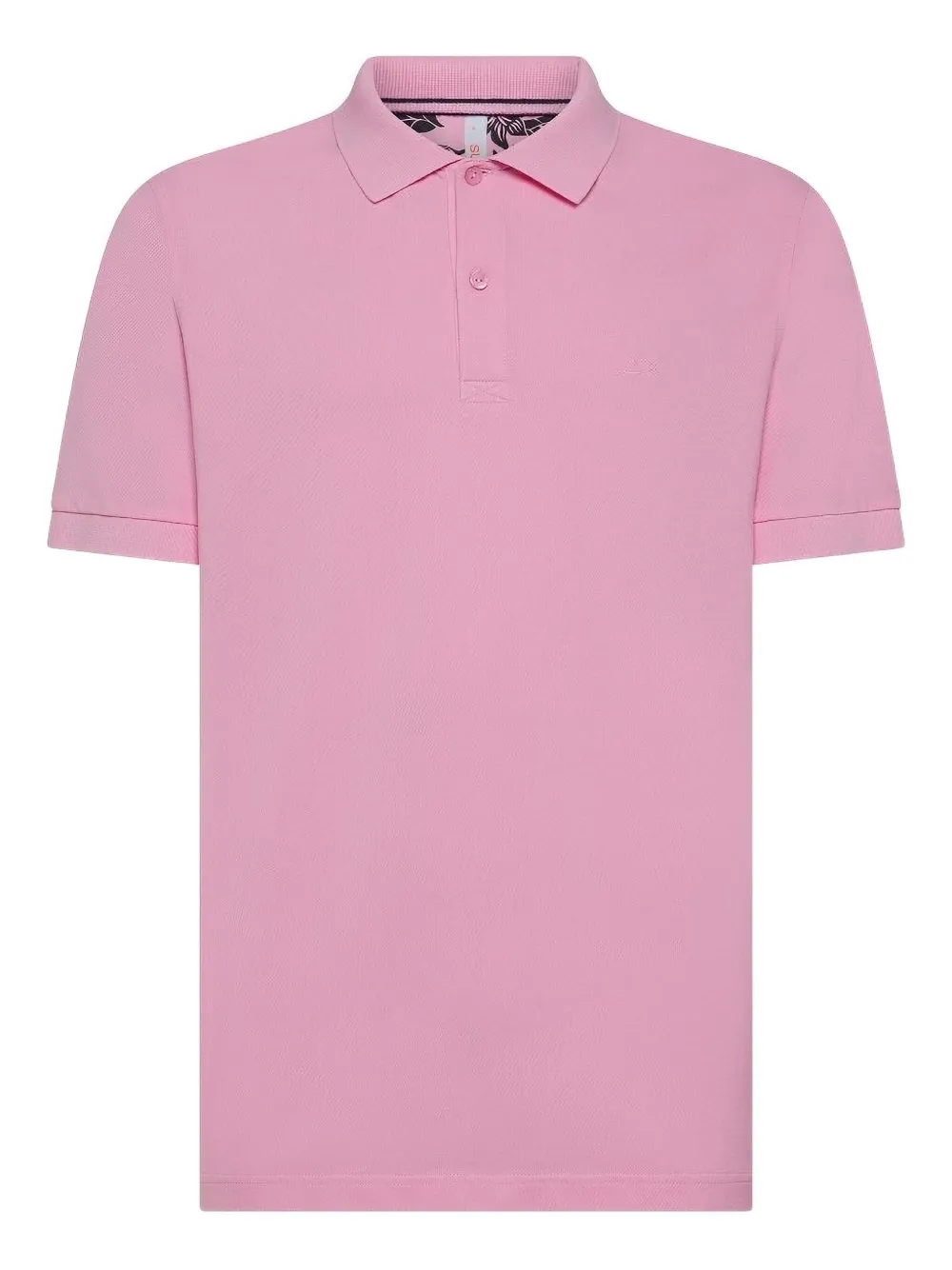 Sun68 embroidered short-sleeve polo shirt | Pink | Image 1