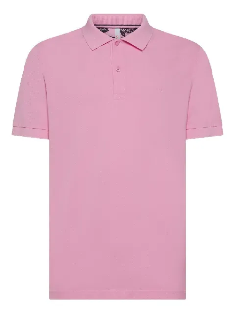 Sun68 embroidered short-sleeve polo shirt