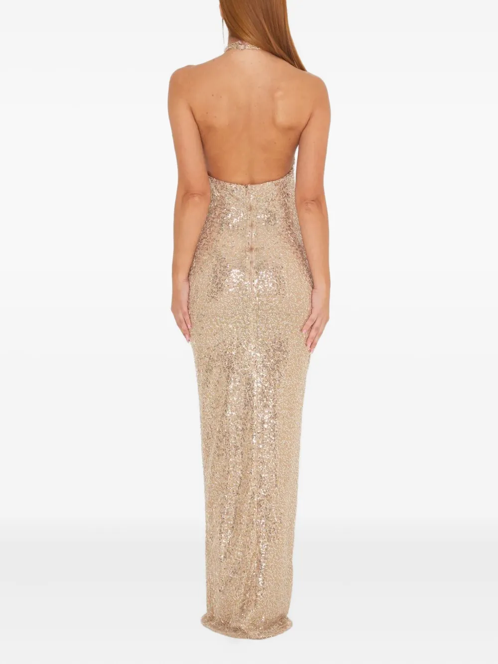 Sound Of Silence halter-neck sequin-embellished gown | Cocktail & Party Dresses | Image 2