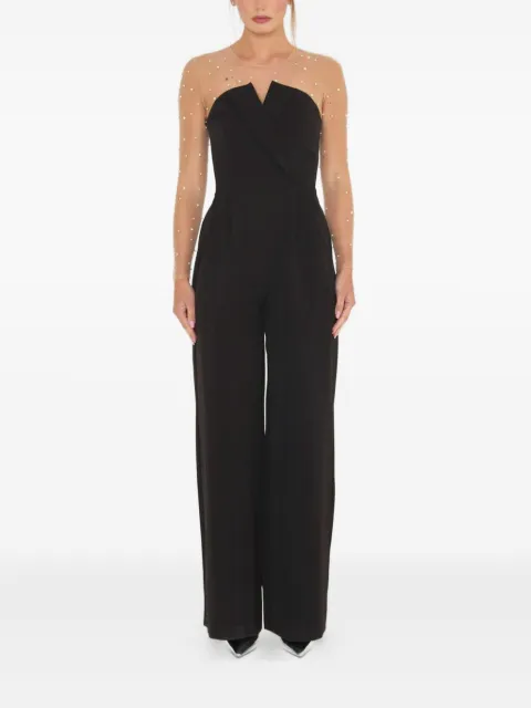 Sound Of Silence mesh-upper embellished jumpsuit