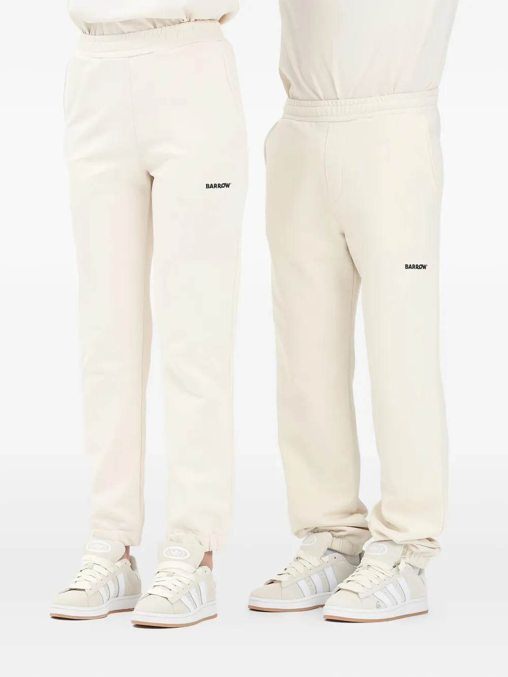 Barrow Logo-embroidered Track Pants In White