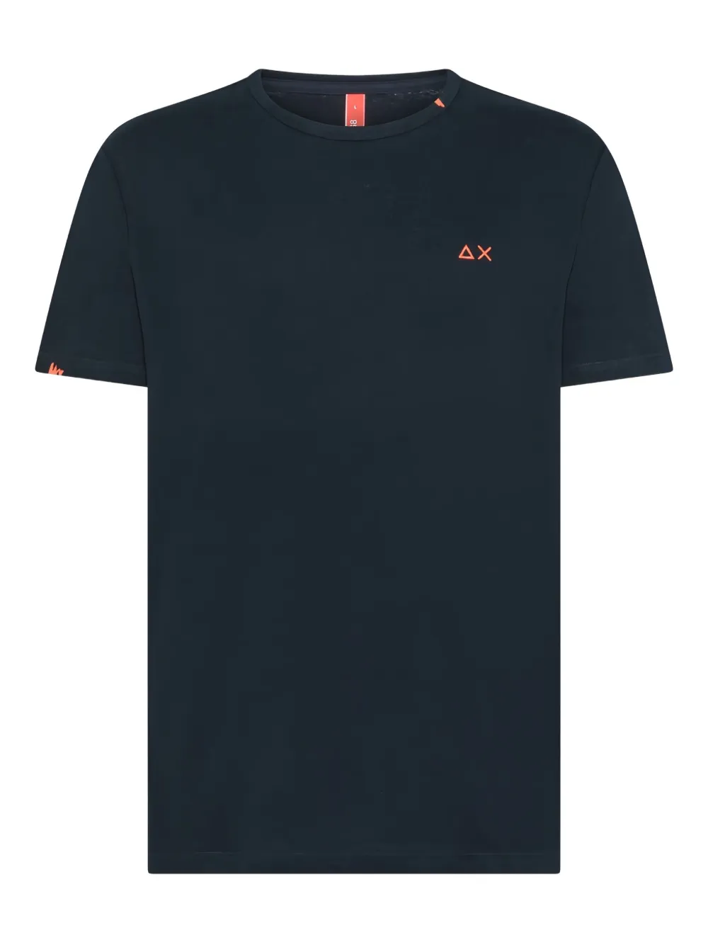 Sun68 logo-embroidered crew-neck T-shirt | Blue | Image 1