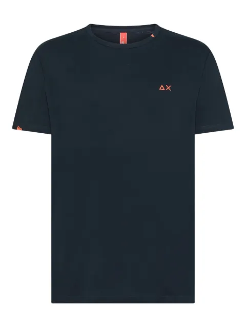Sun68 logo-embroidered crew-neck T-shirt