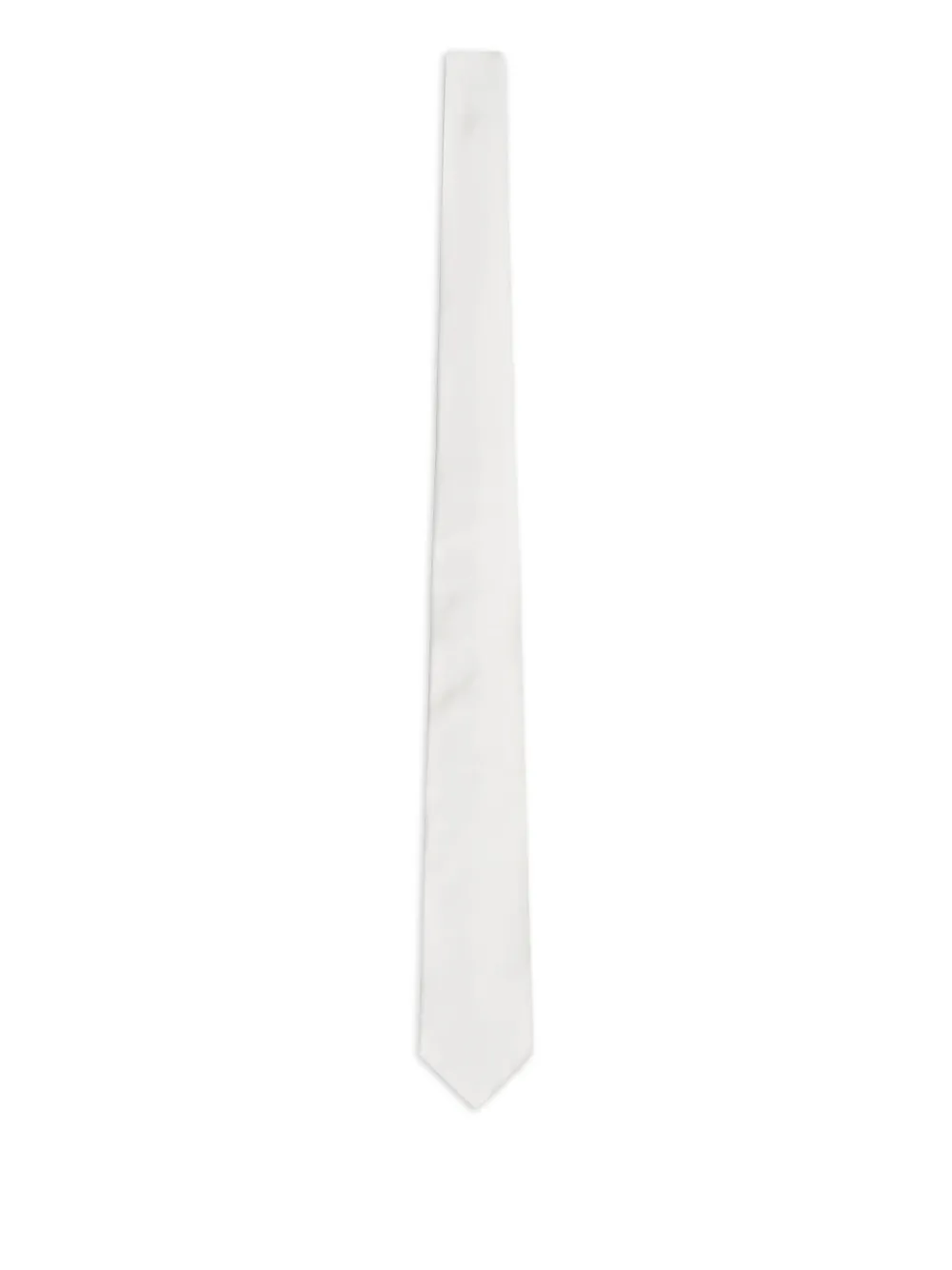Emporio Armani plain tie - Bianco