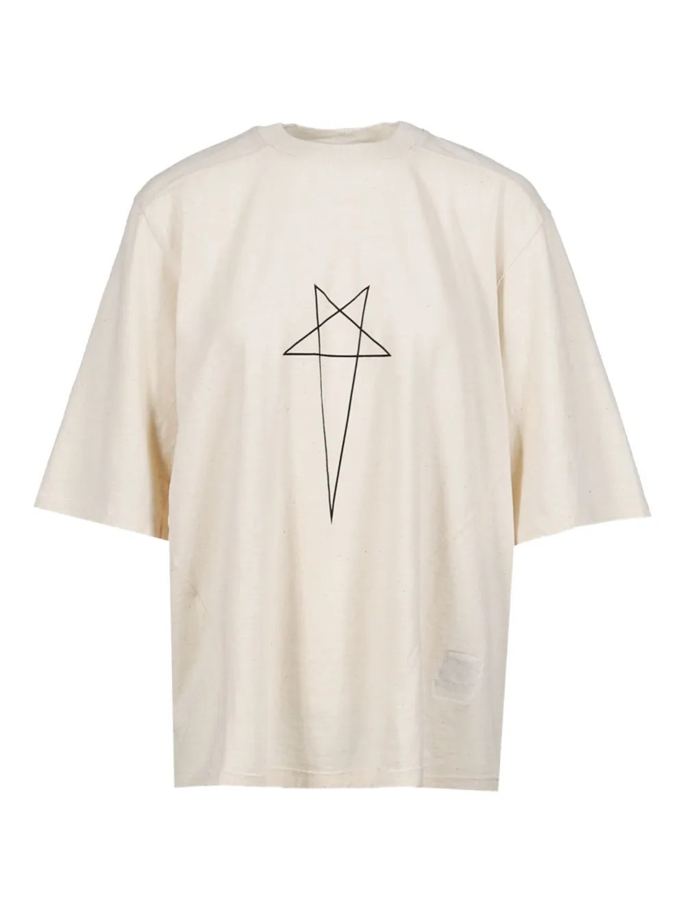 Rick Owens DRKSHDW playera estampada | blanco | Image 1
