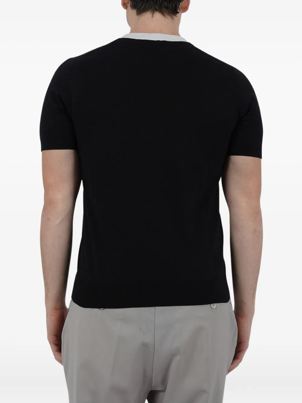Paolo Pecora T-shirt met korte mouwen Zwart