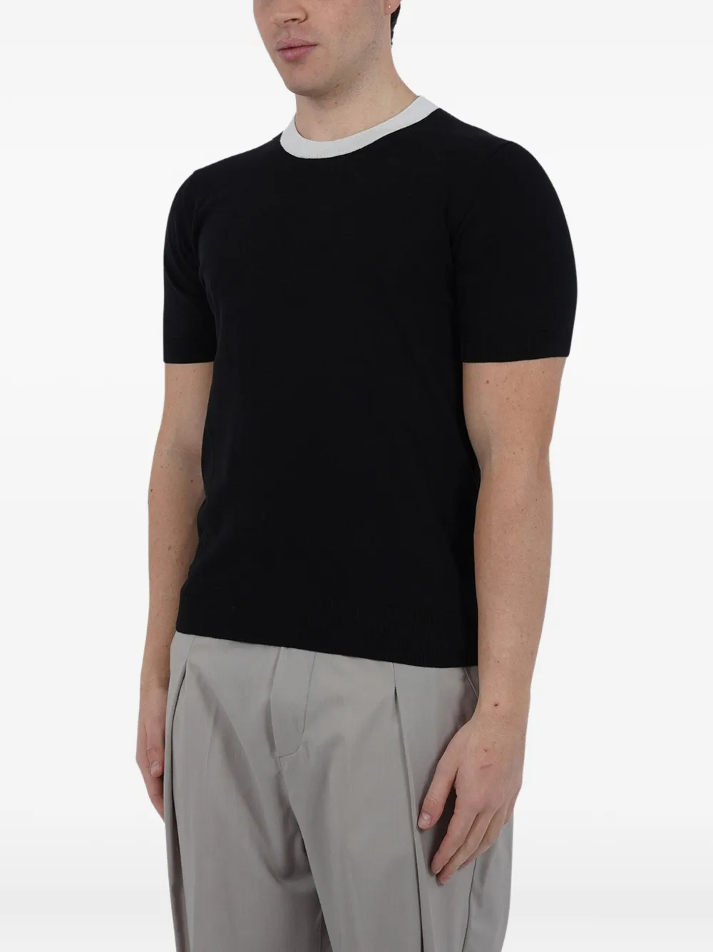 Paolo Pecora T-shirt met korte mouwen Zwart