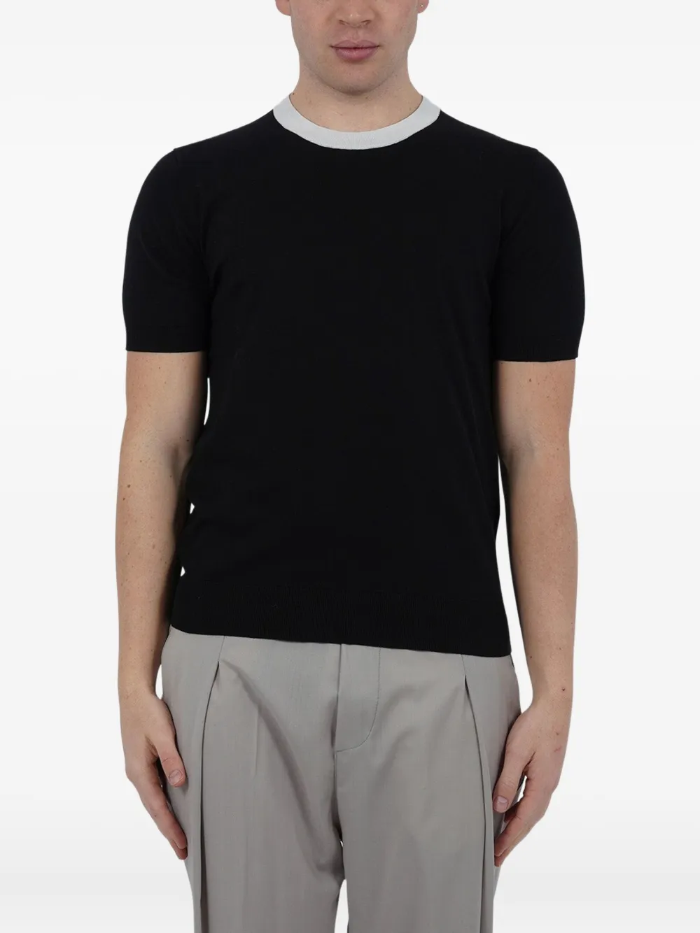 Paolo Pecora T-shirt met korte mouwen Zwart
