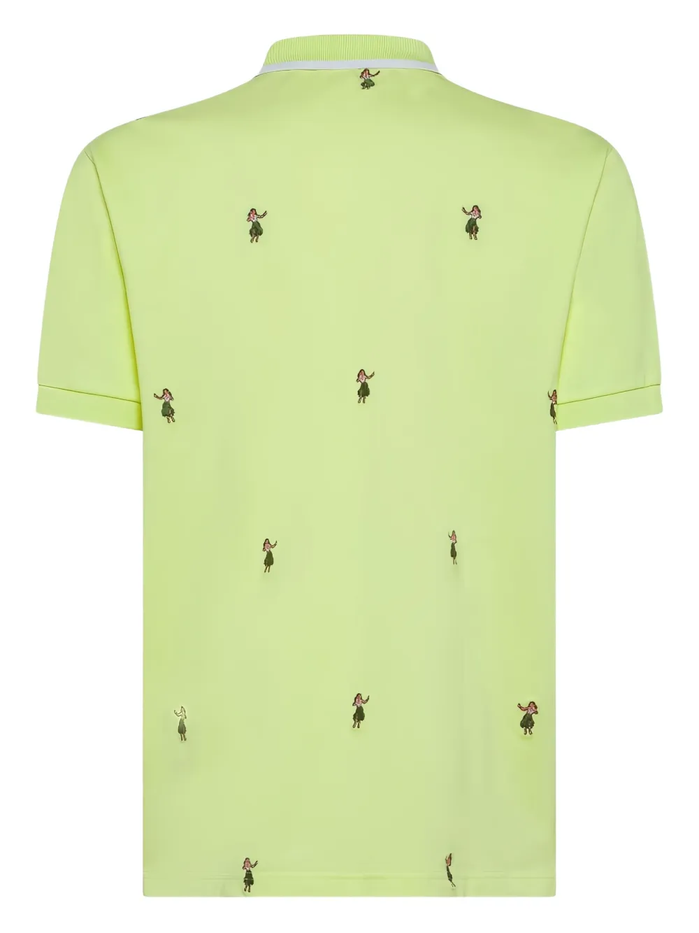 Sun68 embroidered-detail polo shirt - Geel