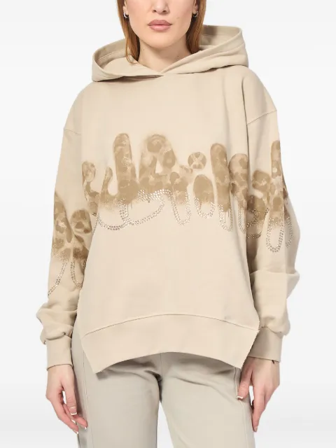 DISCLAIMER rhinestone-embellished hoodie