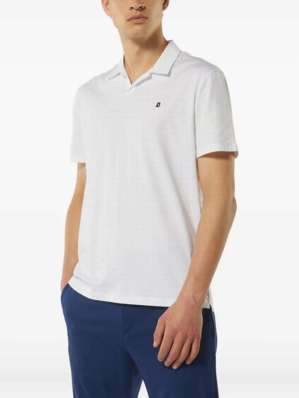 DONDUP small-logo cotton polo shirt - Wit