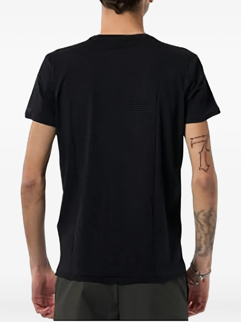 RRD textured T-shirt - Zwart