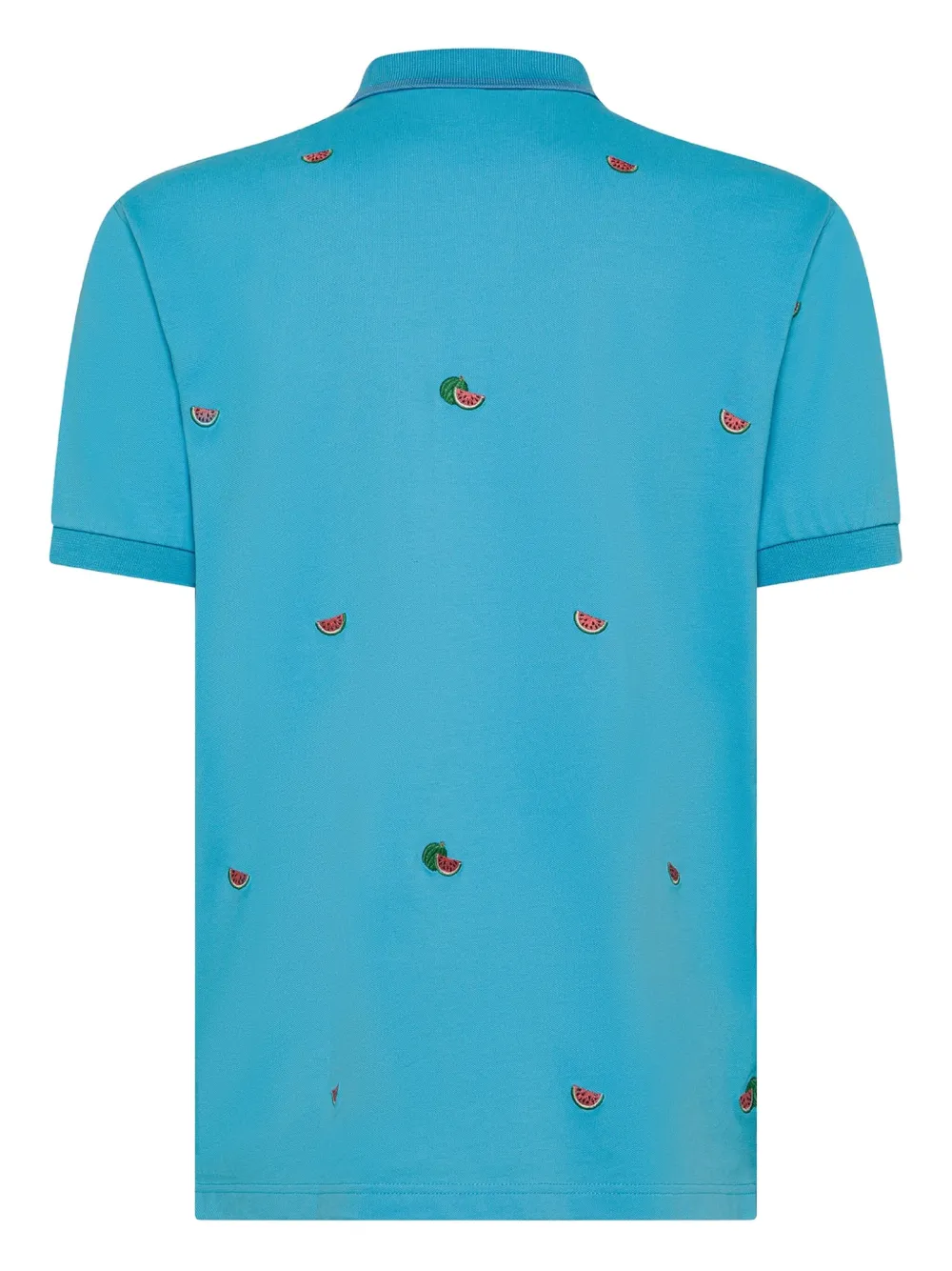 Sun68 Poloshirt met borduurwerk - Blauw