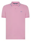Sun68 embroidered polo shirt - Pink