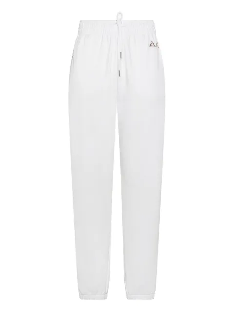 Sun68 embroidered-logo drawstring trousers