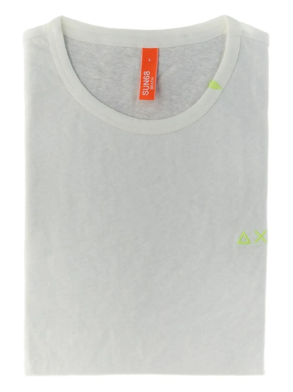 Sun68 embroidered-logo crew-neck T-shirt | White | Image 1