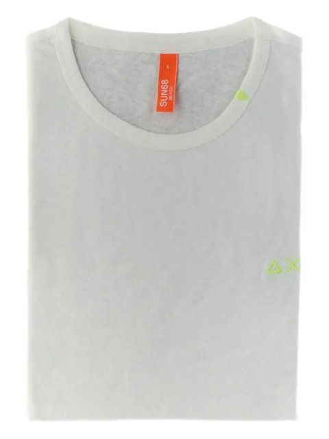 Sun68 embroidered-logo crew-neck T-shirt