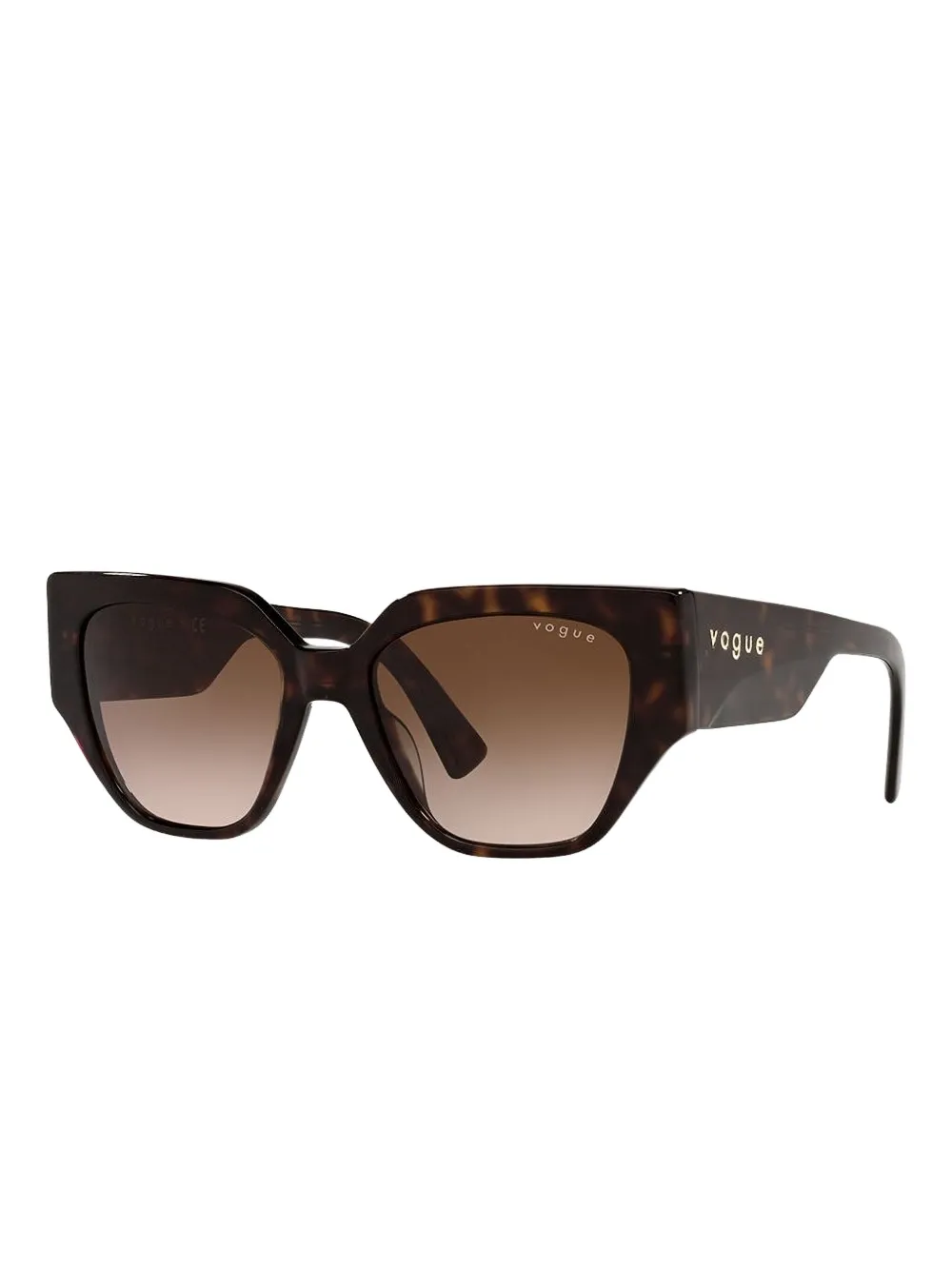 Vogue Eyewear Zonnebril met schildpadschild-design Bruin
