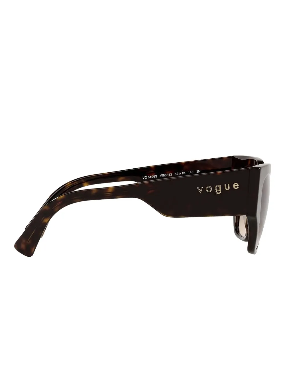 Vogue Eyewear Zonnebril met schildpadschild-design Bruin