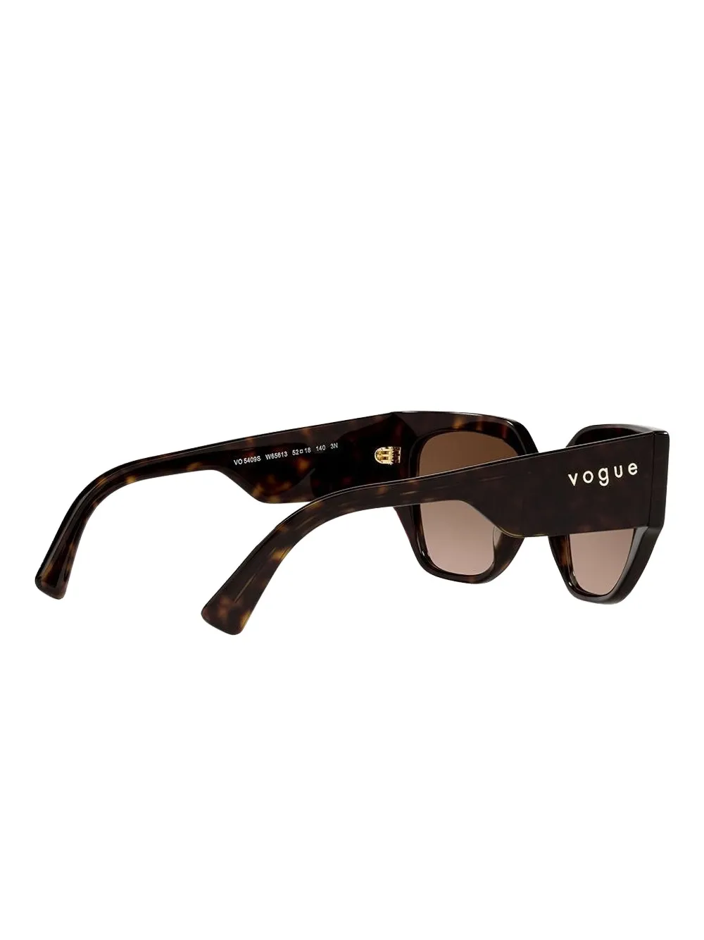 Vogue Eyewear Zonnebril met schildpadschild-design Bruin