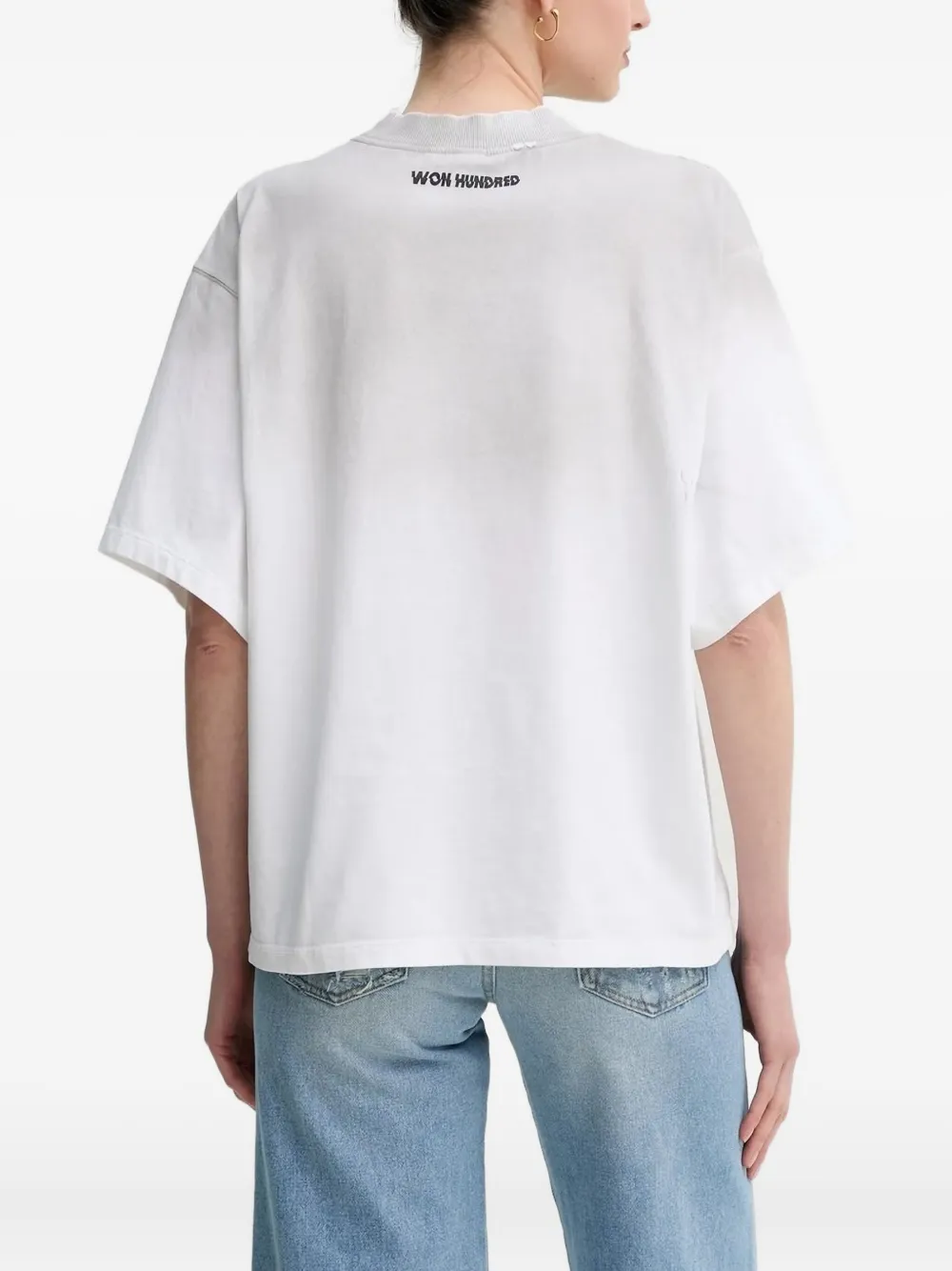 Won Hundred Logo-print T-shirt In White