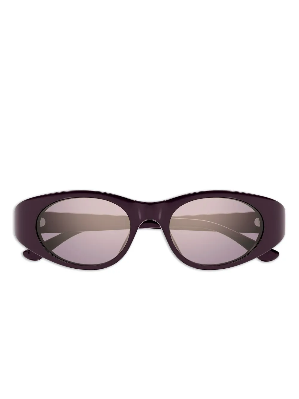 Chloé oval-frame sunglasses Paars