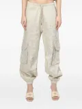 DISCLAIMER leopard-print cargo trousers - Neutrals