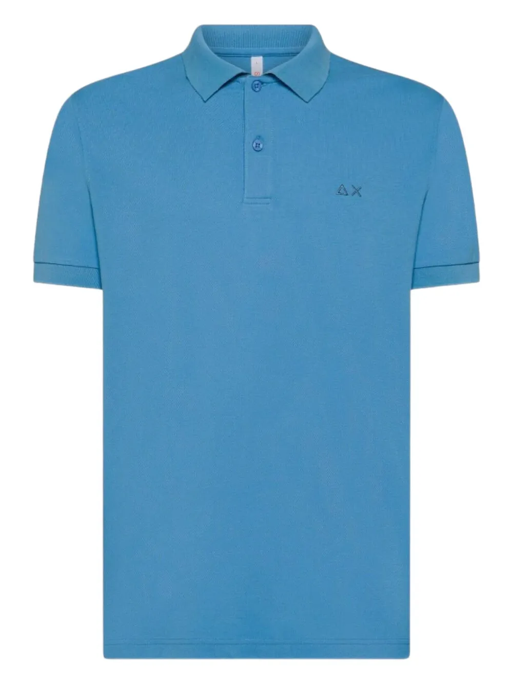 Sun68 Poloshirt met geborduurd logo Blauw