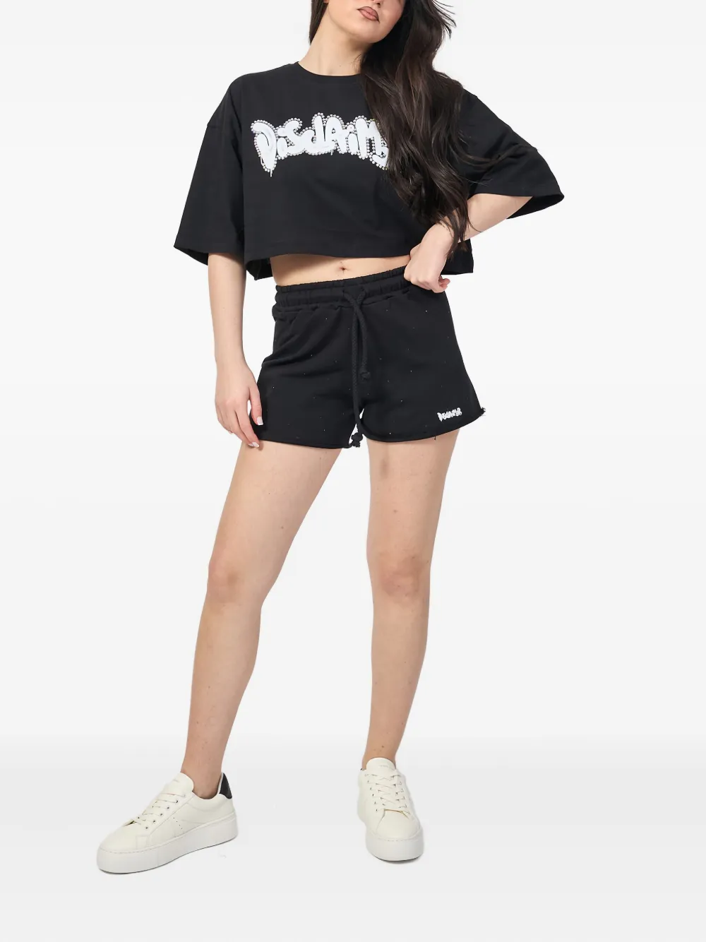 DISCLAIMER logo-print shorts | Short & Mini Shorts | Image 2