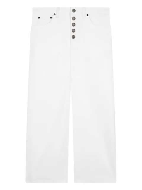 DONDUP button-front midi skirt