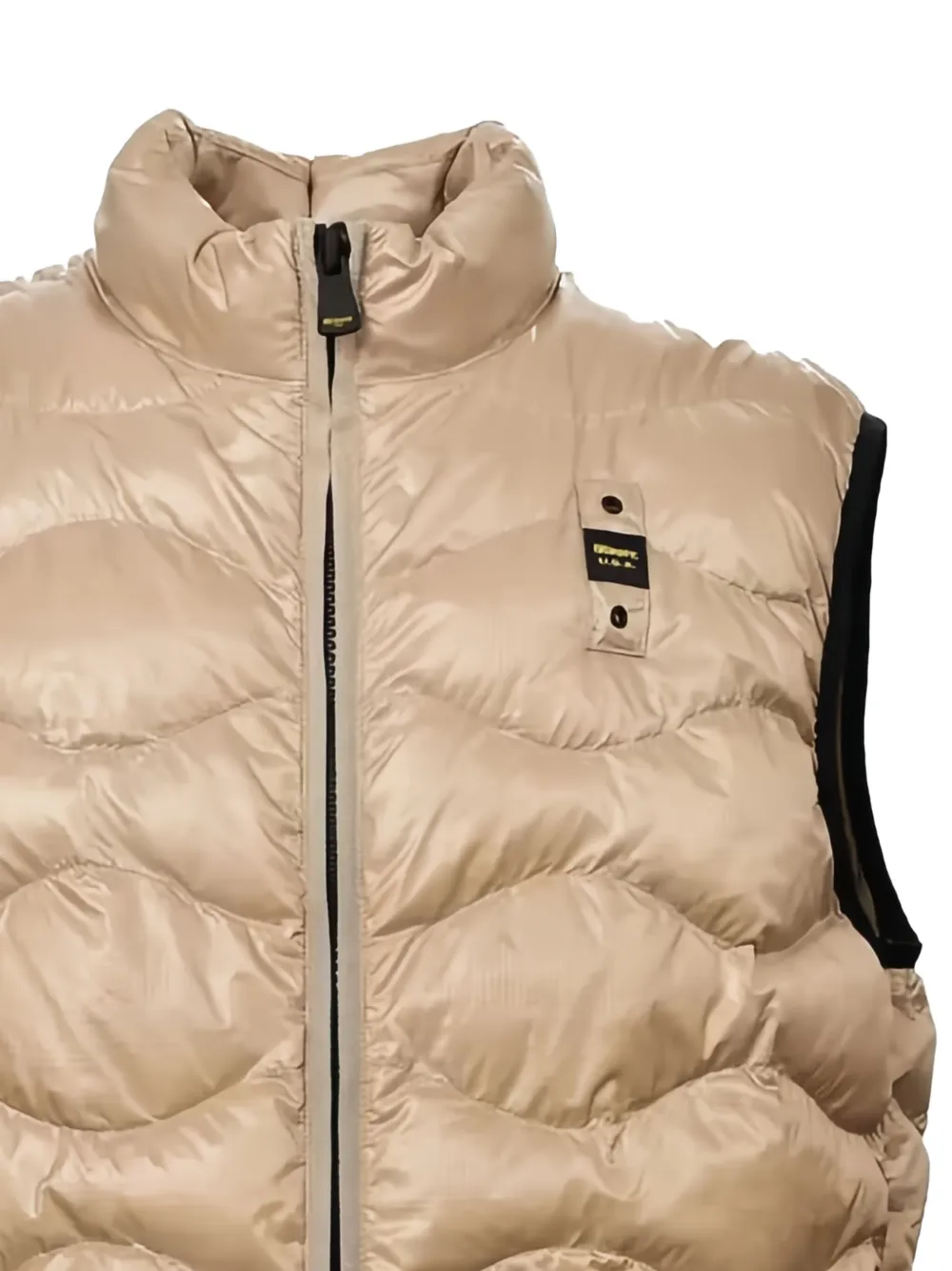 Blauer quilted wave-pattern gilet | Waistcoats & Gilets | Image 2