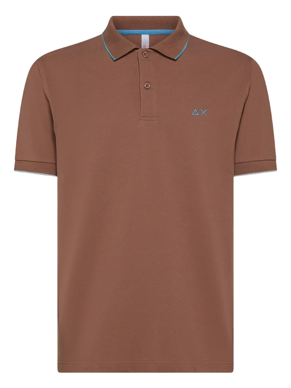 Sun68 logo-embroidered polo shirt