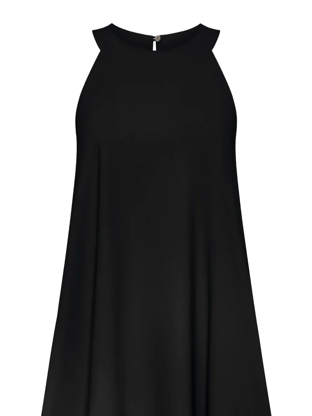 RRD halterneck A-line mini dress Zwart
