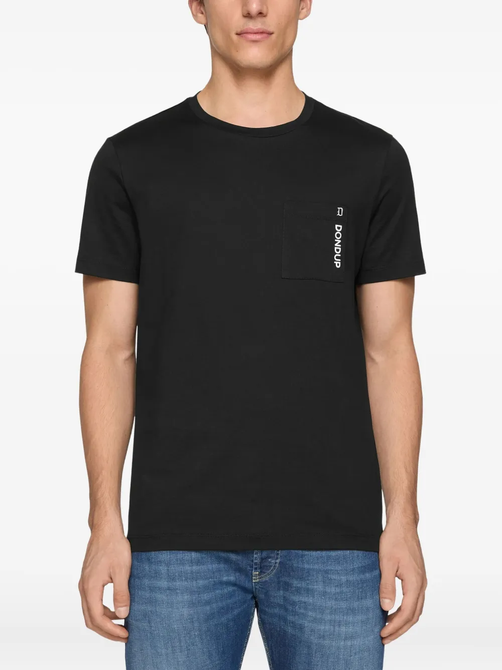 DONDUP pocket logo T-shirt - Zwart