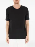 Daniele Fiesoli round-neck linen T-shirt - Black