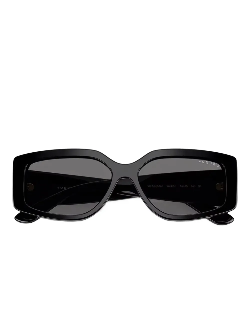 Vogue Eyewear Zonnebril met rechthoekig montuur Zwart