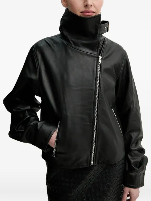 Won Hundred belted leather jacket