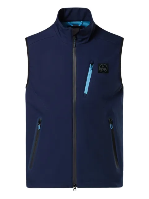 North Sails zip-fastening softshell vest
