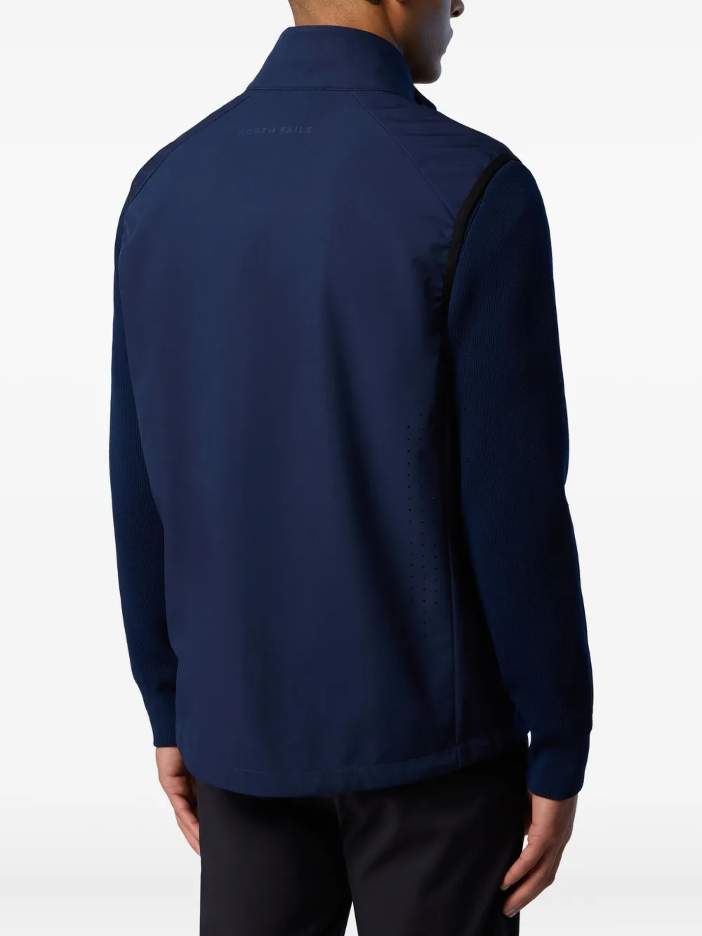 North Sails zip-fastening softshell vest Blauw