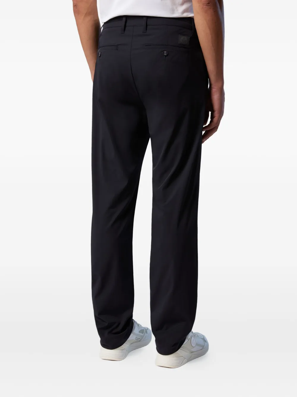 North Sails ring-detail trousers Blauw