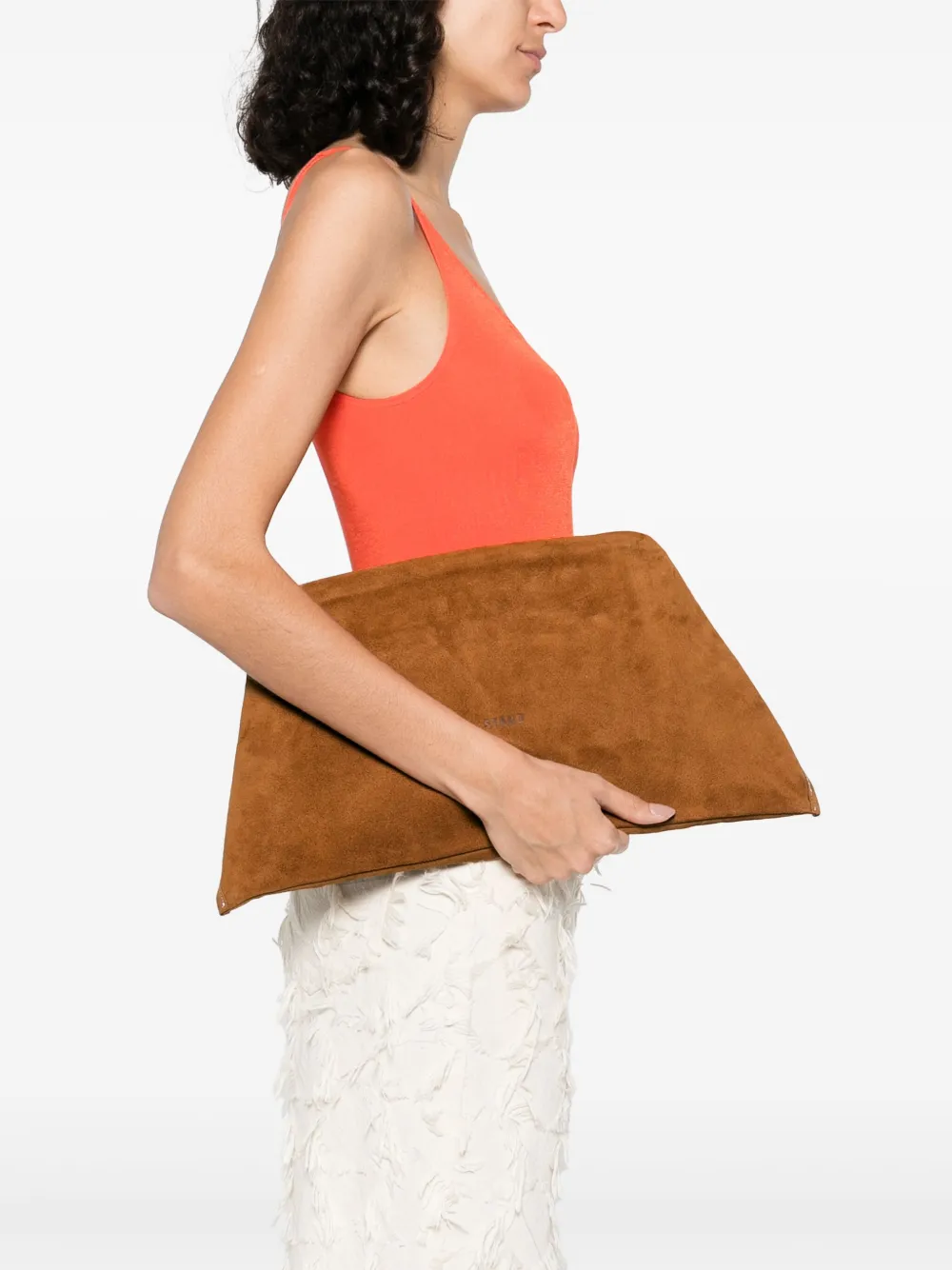 STAUD Jetson clutch bag - Bruin
