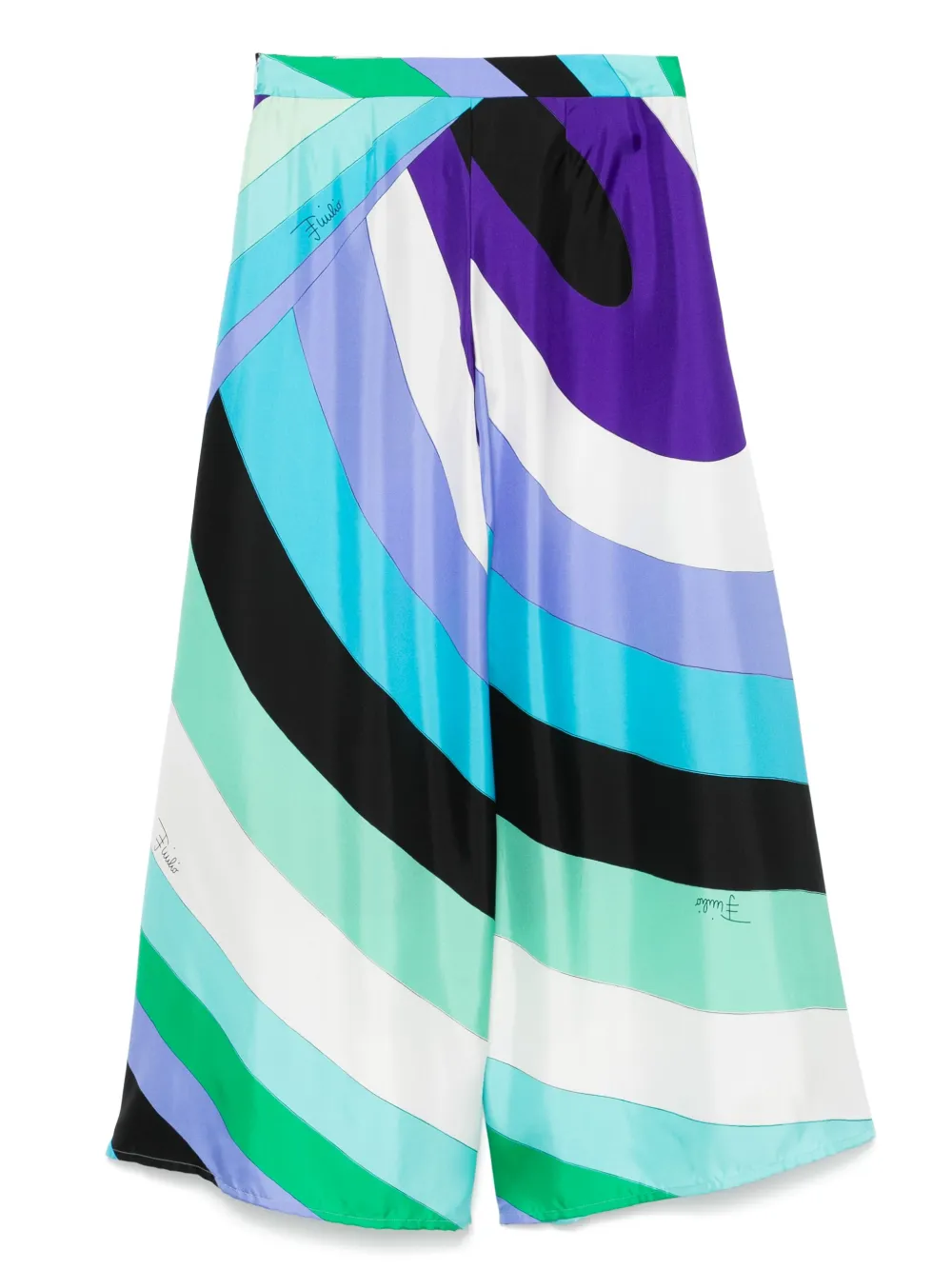PUCCI Broek met print - Blauw