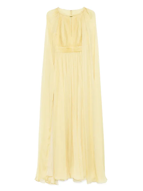 elie saab silk chiffon dress Elie Saab Pleated silk chiffon gown Elie Saab